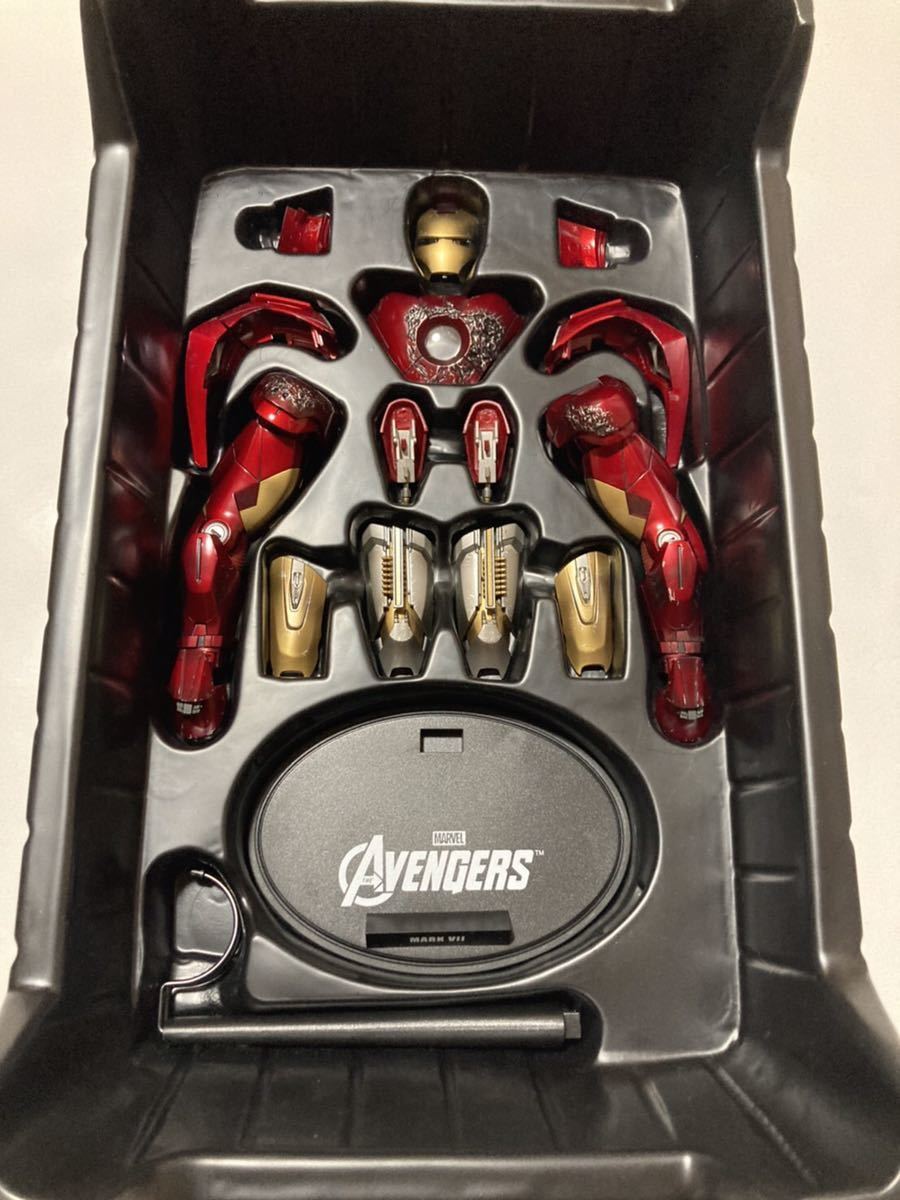 ホットトイズ ムービーマスターピース 1/6 アベンジャーズ MMS 185 アイアンマン・マーク7 中古品　開封済み_9