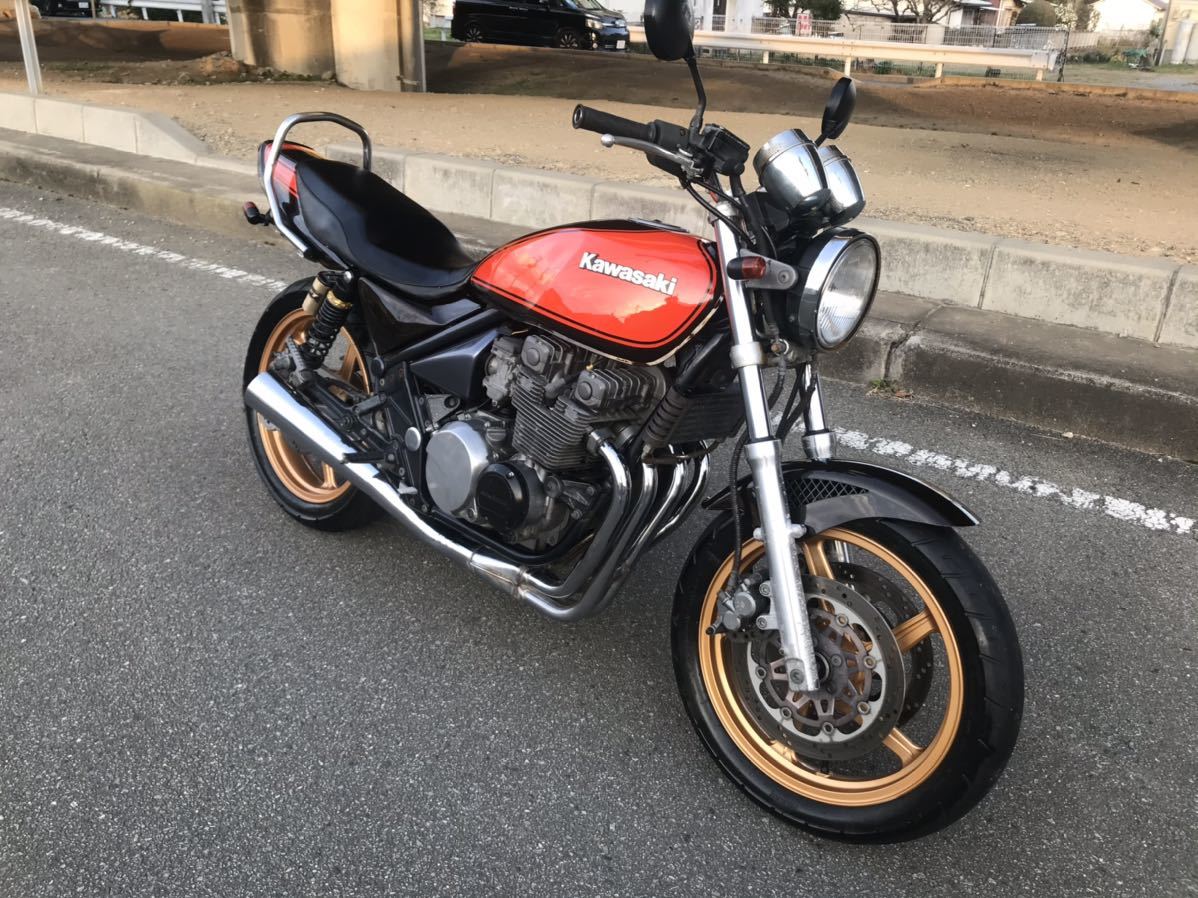 売り切り ゼファー400 美車 外装 ホイールNewペイント 予備検査付き