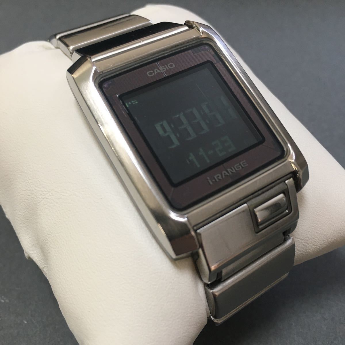 CASIO IRW-101 i-RANGE WAVE CEPTER TOUGH SOLAR 取説3012 アイレンジ 