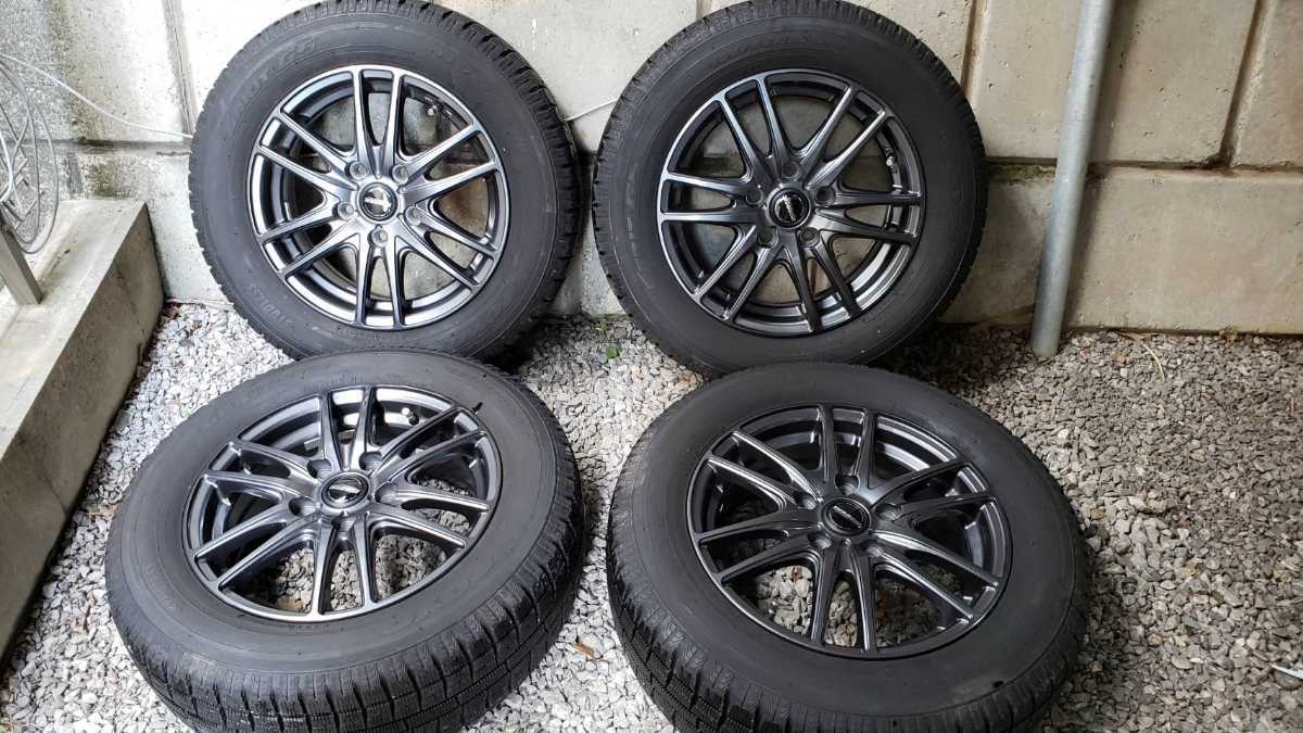 ☆程度良好バリ山☆15インチホイール スタッドレスタイヤ セット☆TOYO 