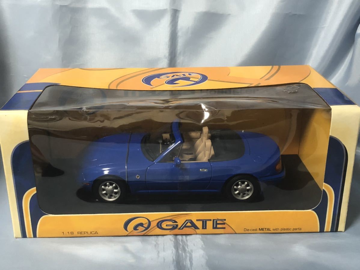 希少GATE MAZDA MX-5 1⁄18 マリナーブルー .: 1⁄18 GATE