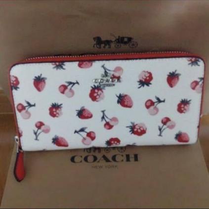 コーチ COACH 財布 アウトレット ジップ COACHオフホワイトに可愛い
