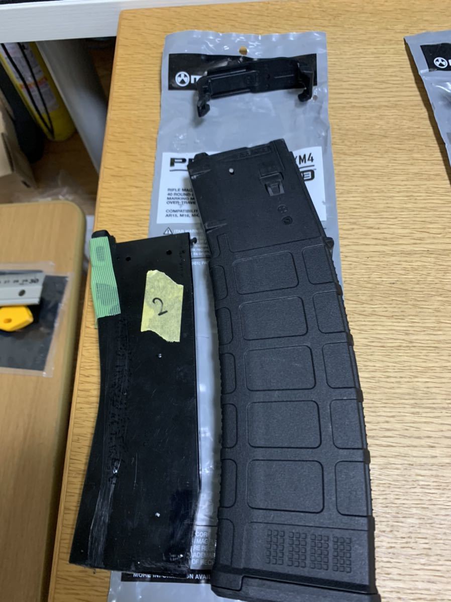②実マガジン Pmag40 BLK 加工品 PTW トレポン RTW ポンポコマガジン