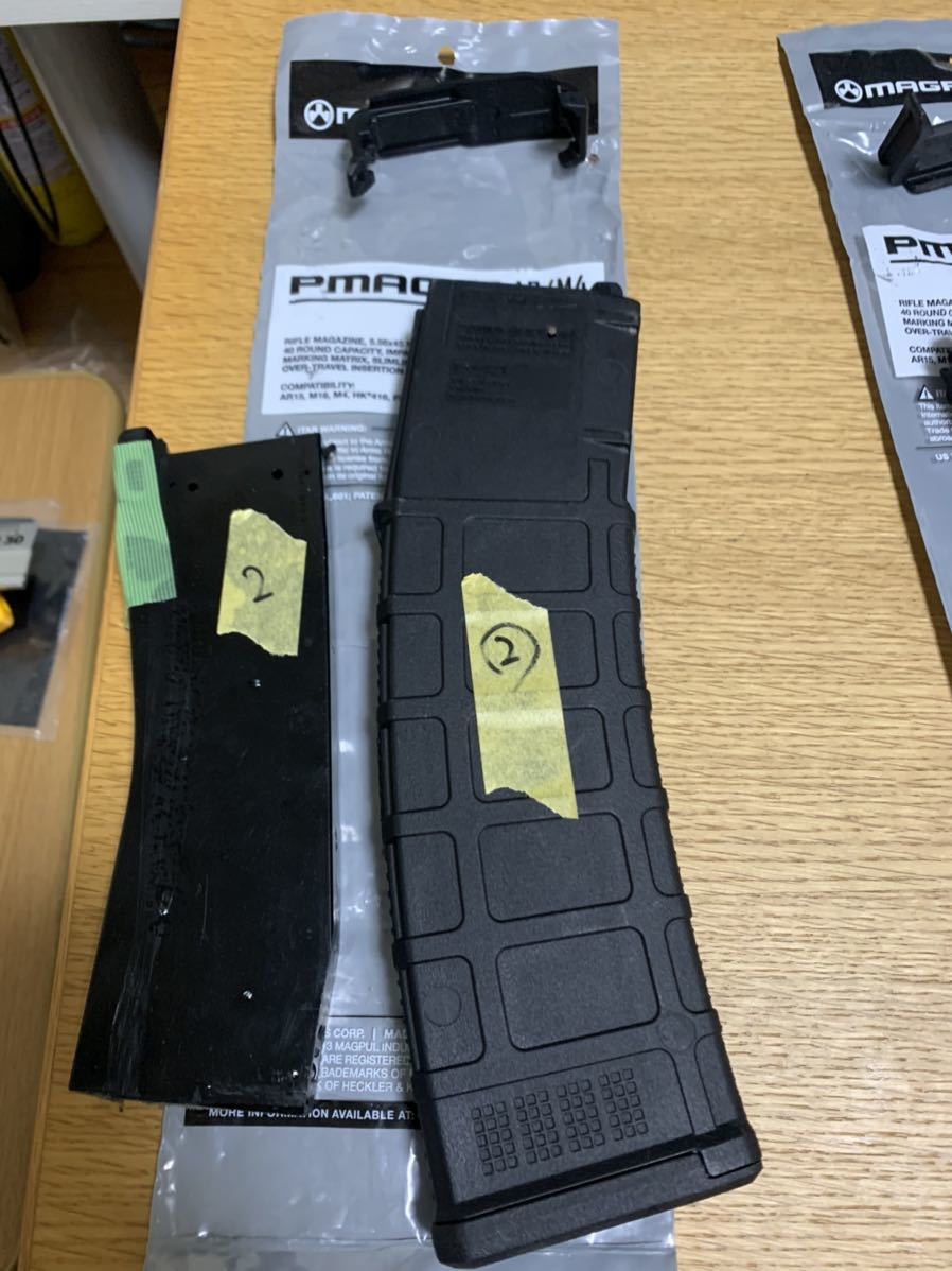 ②実マガジン Pmag40 BLK 加工品 PTW トレポン RTW ポンポコマガジン