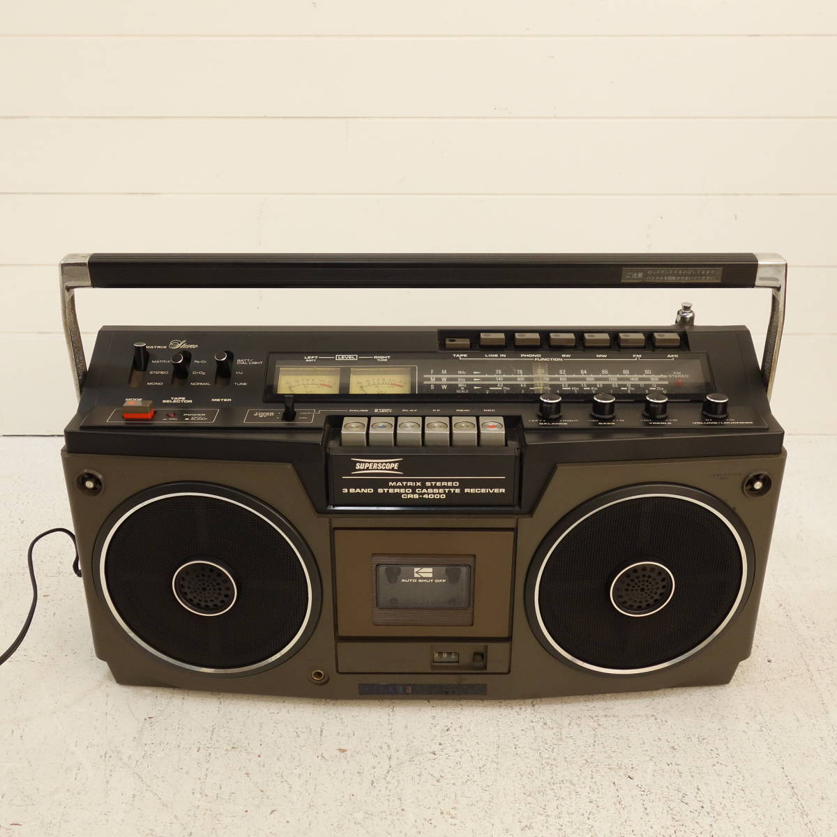 CRS-4000 SUPERSCOPE marantz マランツ 当時物 スーパースコープ