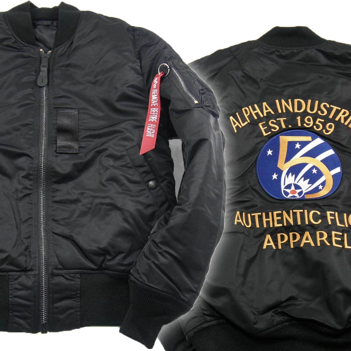 新品 【59周年】 アルファ MA-1 第5空軍 フライトジャケット S
