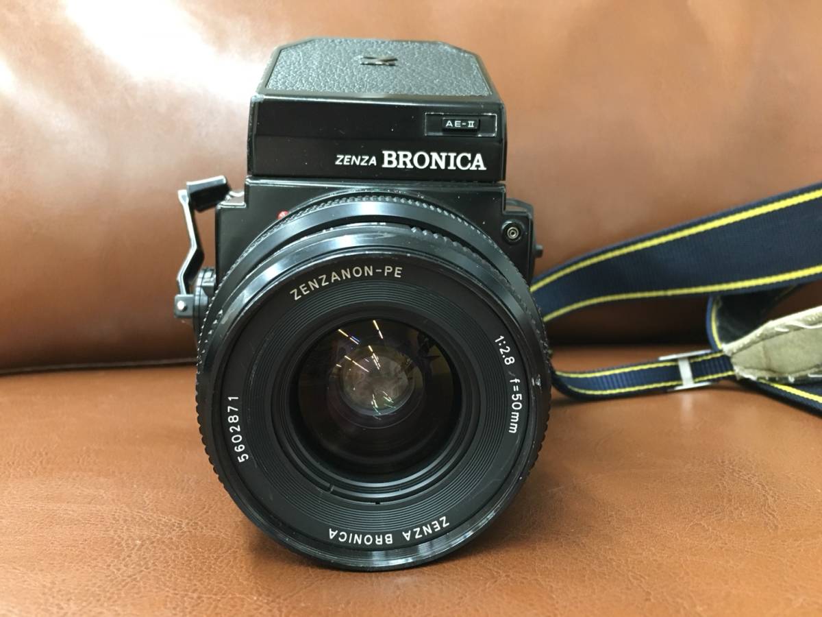 Zenza Bronica 120フィルムカメラ 50mmレンズ付き