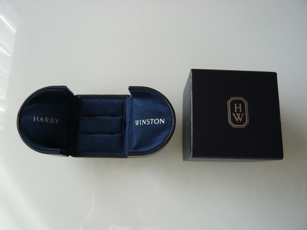 ハリーウィンストン リングケース ペア ケースのみ HARRY WINSTON