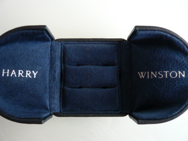 ハリーウィンストン リングケース ペア ケースのみ HARRY WINSTON