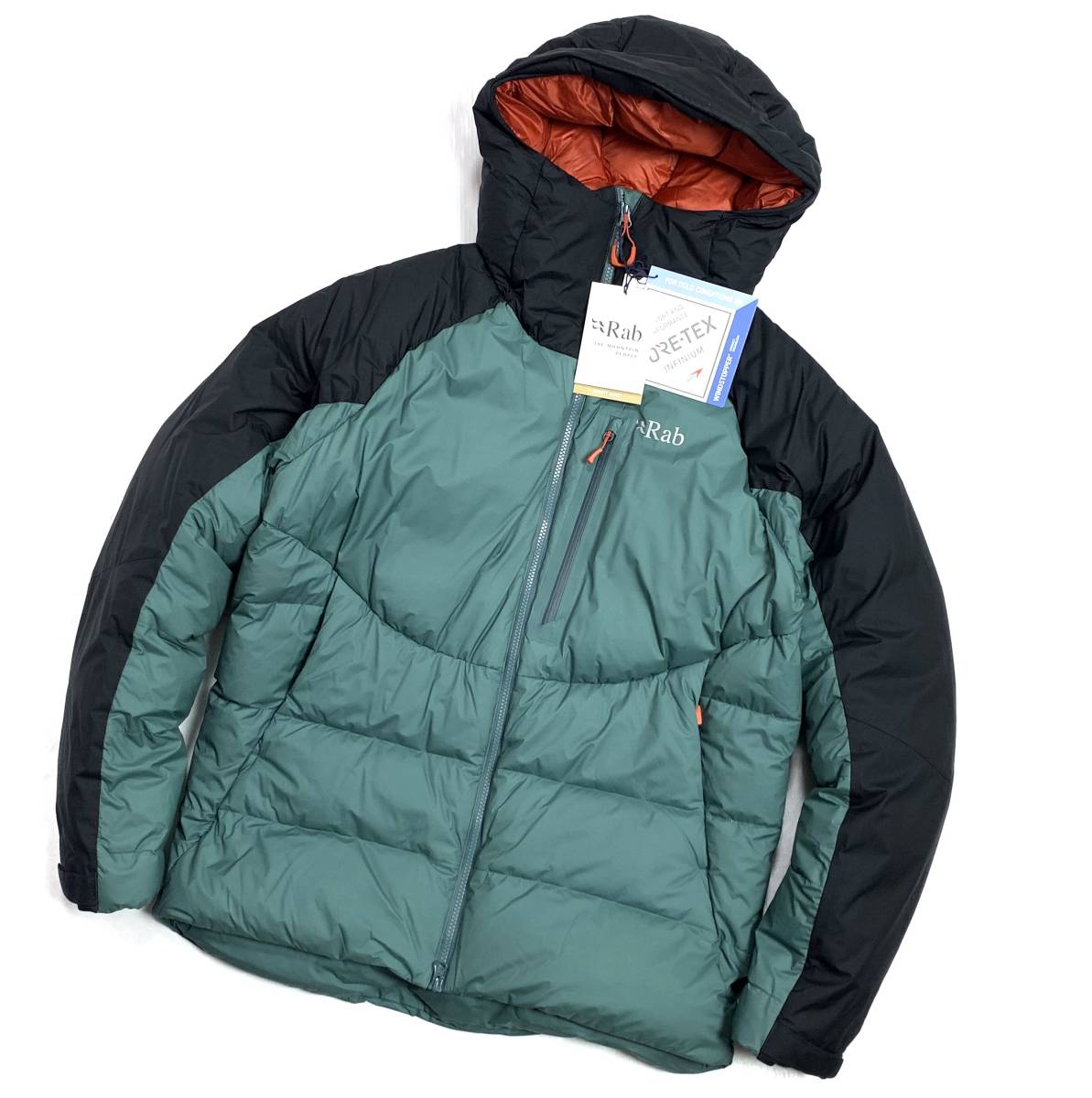  訳有 定価8.5万 Rab ラブ JS別注 Infinity Down Jacket GORE-TEX INFINIUM WINDSTOPPER ＮＩＫＷＡＸ撥水加工ダウン ダウン90% US:L(ダウン)｜売買されたオークション情報、yahooの商品情報をアーカイブ公開 - オ ダウン