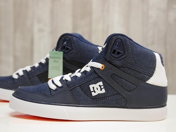 【新品】正規品 DC SHOES PURE HIGH-TOP WC TX SE 27.5 DARK DENIM/WHITE(4DW) スニーカー ハイカット Shoes DC Pure Big Sizes ホワイト