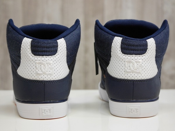 【新品】正規品 DC SHOES PURE HIGH-TOP WC TX SE 27.5 DARK DENIM/WHITE(4DW) スニーカー ハイカット Shoes DC Pure Big Sizes ホワイト