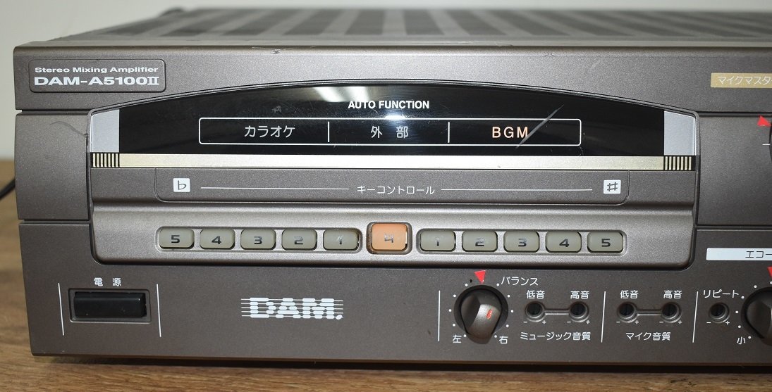 DAM-A5100Ⅱ 第一興商 DAM-A5100Ⅱ ステレオミキシングアンプ③ 【公式