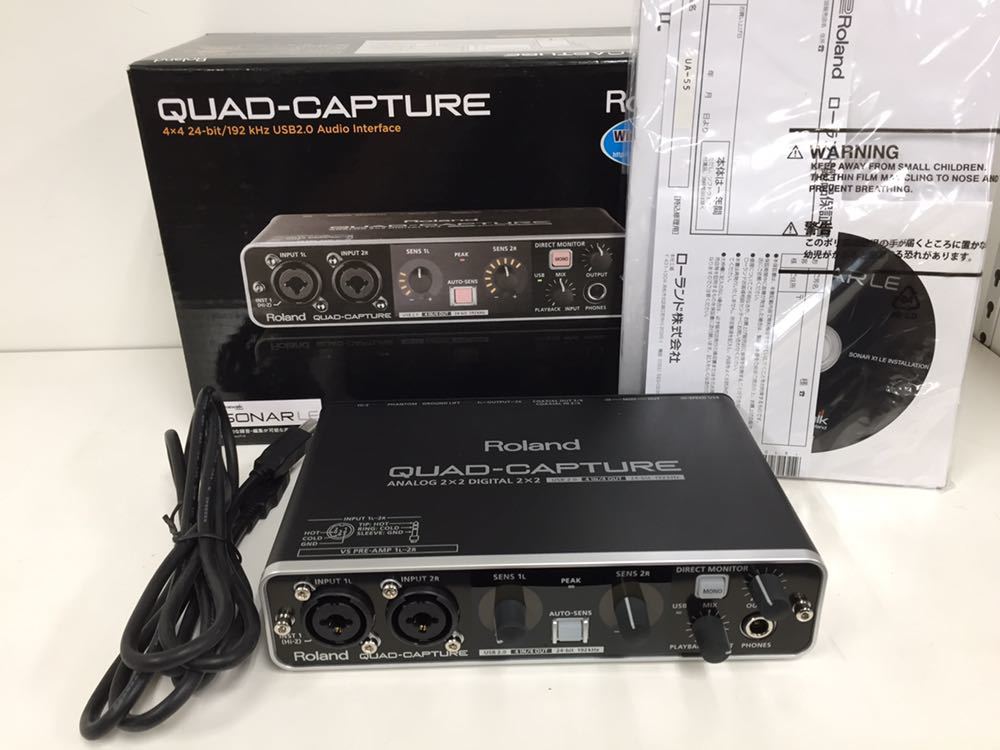 QUAD-CAPTURE Roland UA-55 Audio Interface ローランド USB 