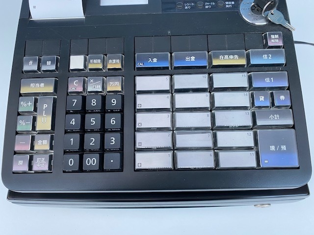 カシオ CASIO TE-2300 電子レジスター レジ 鍵あり カシオレジスター