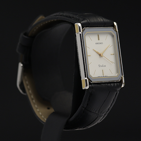 SEIKO DOLCE ドルチェ メンズ チタン グレー文字盤 クオーツ 稼働