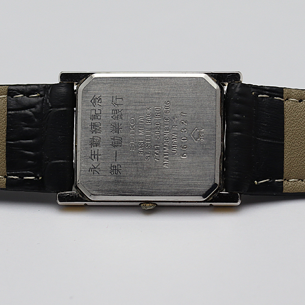 SEIKO DOLCE ドルチェ メンズ チタン グレー文字盤 クオーツ 稼働