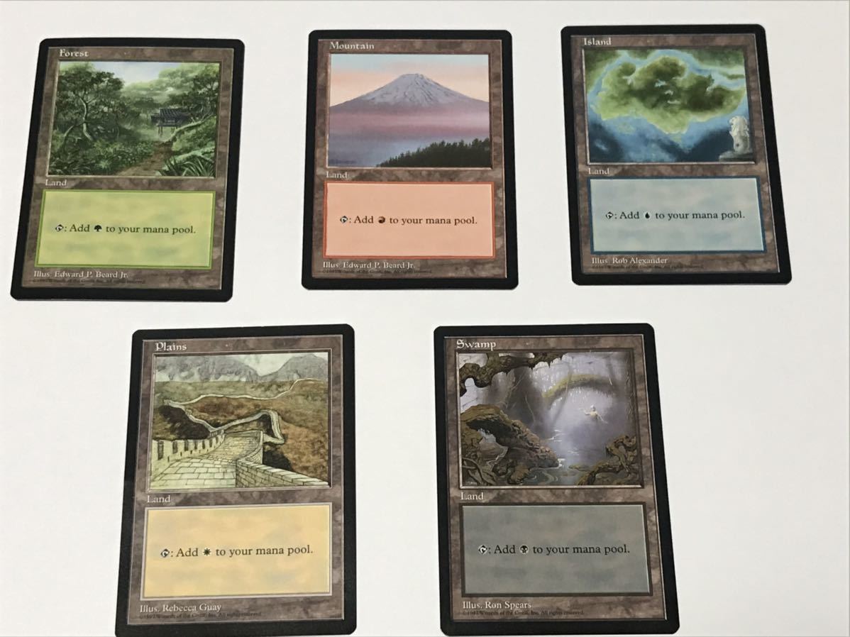 mtg 山 土地 APACランド 富士山 2枚 - メルカリ MTG APACランド 富士山