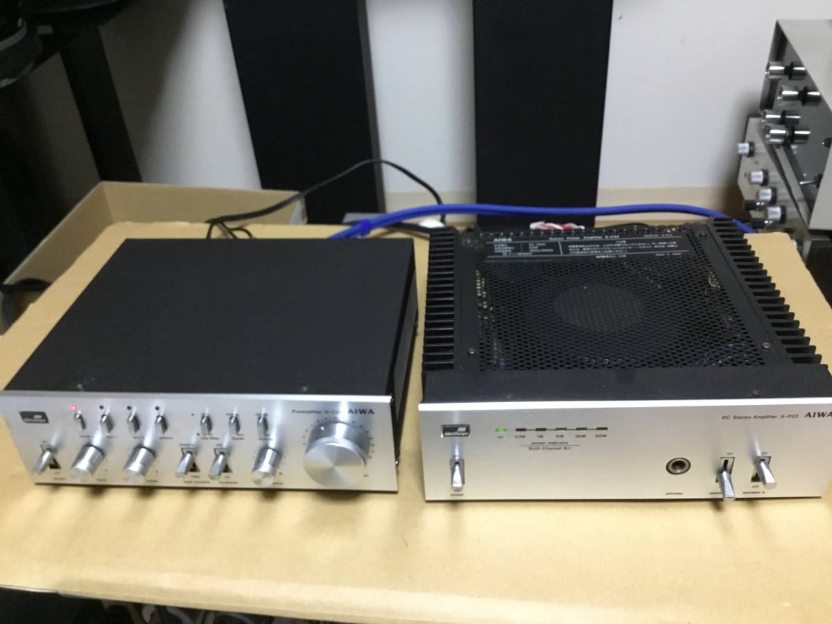 アンプ AIWA Preamplifier S-C22 AIWA S-p22 AIWA S-P22 S-C22 - アイワ Yahoo!オークション プリアンプ Stereo