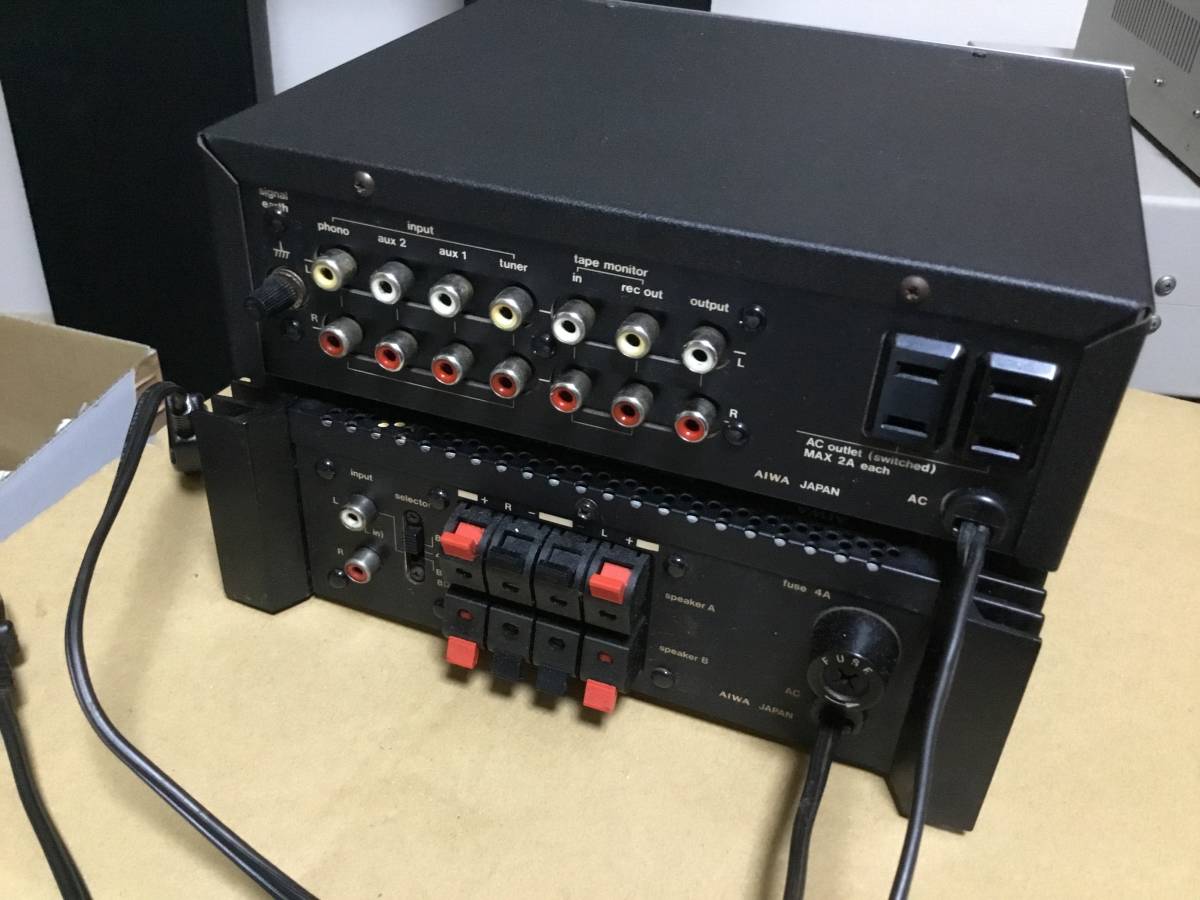 AIWA S-P22 S-C22 - アイワ Yahoo!オークション プリアンプ Stereo