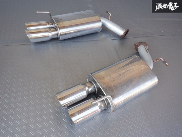 ZEES ジース Y50 フーガ 後期 マフラー 4本出し セミステンレス 
