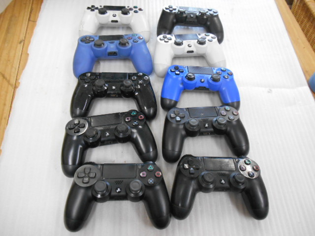 公式通販安い ♪ ジャンク PS4 ワイヤレスコントローラー×10個 （ CUH
