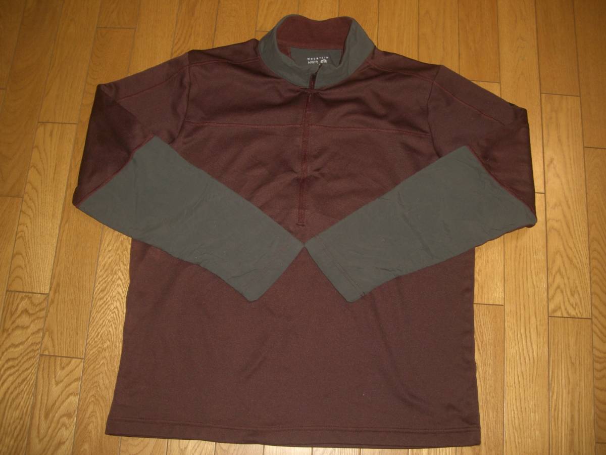 数量限定，低価 MOUNTAIN HARD WEAR マウンテンハードウエア ポリエステル ジップアップ 長袖 シャツ ウエア L/G(長袖シャツ)｜売買されたオークション情報、yahooの商品情報をアーカイブ公開 - オークファン 長袖シャツ