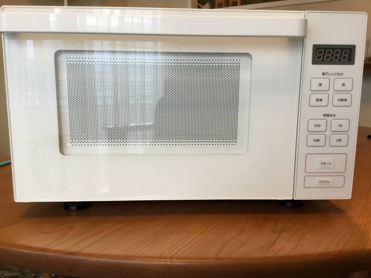 生活家電 【美品】無印良品 電子レンジ 2021年度製 MJ-SER18A