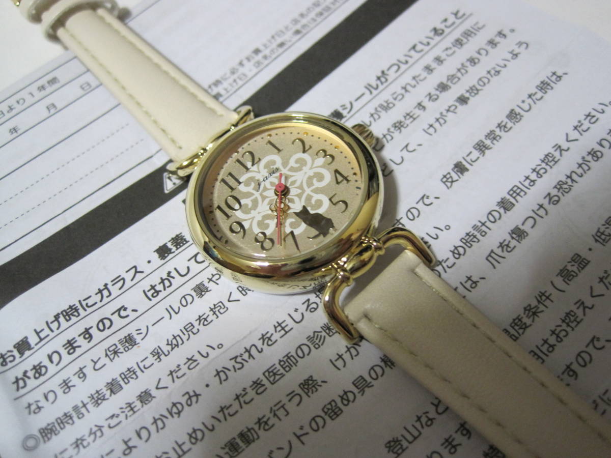 J Axis レディース腕時計 針が可愛い 6時の位置に子猫デザイン 3針 時 分 秒 売買されたオークション情報 Yahooの商品情報をアーカイブ公開 オークファン Aucfan Com