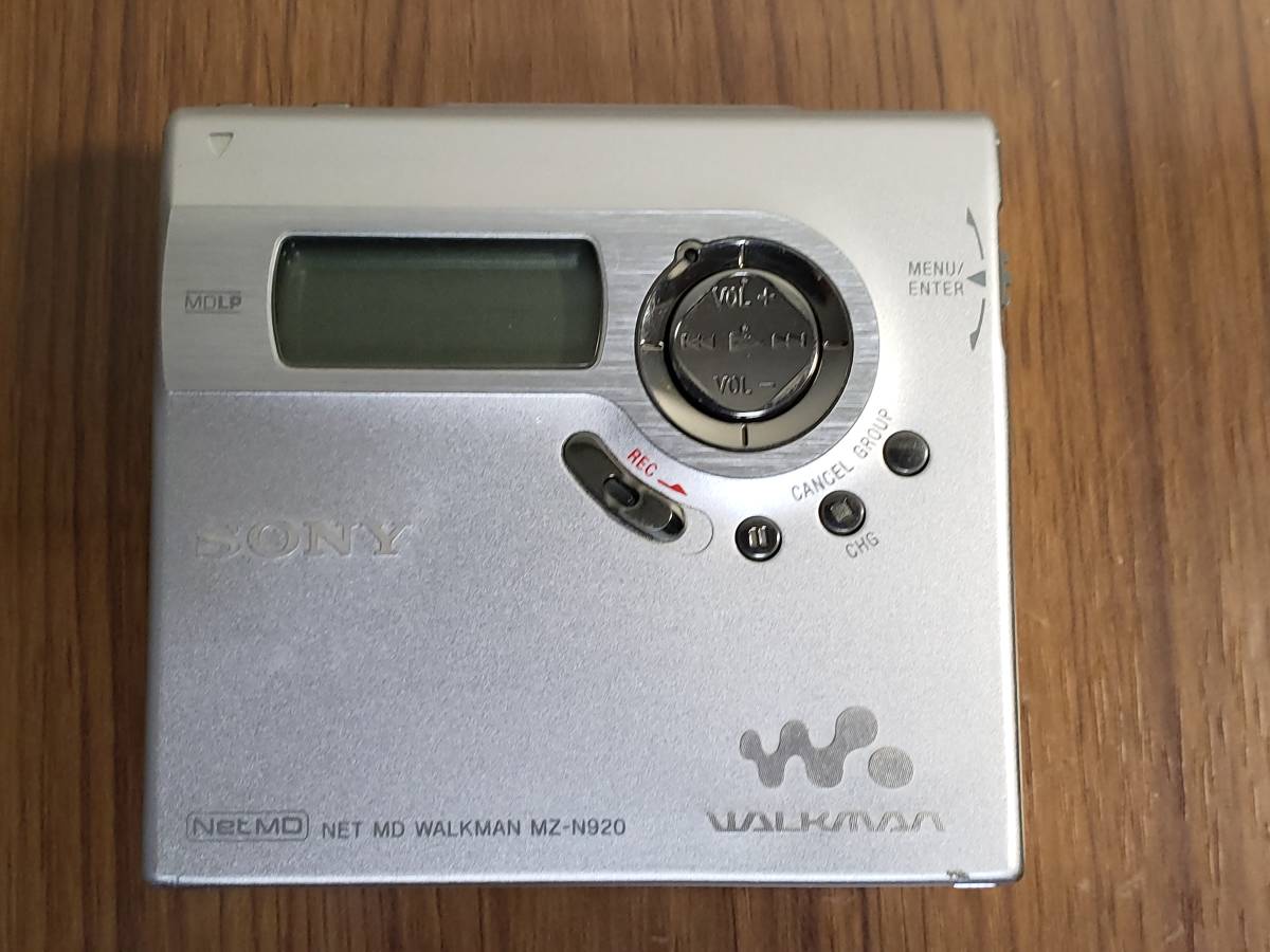 ☆SONY ソニー MDウォークマン MZ-N920 録音再生確認済① ☆ MZ-N920 SONY
