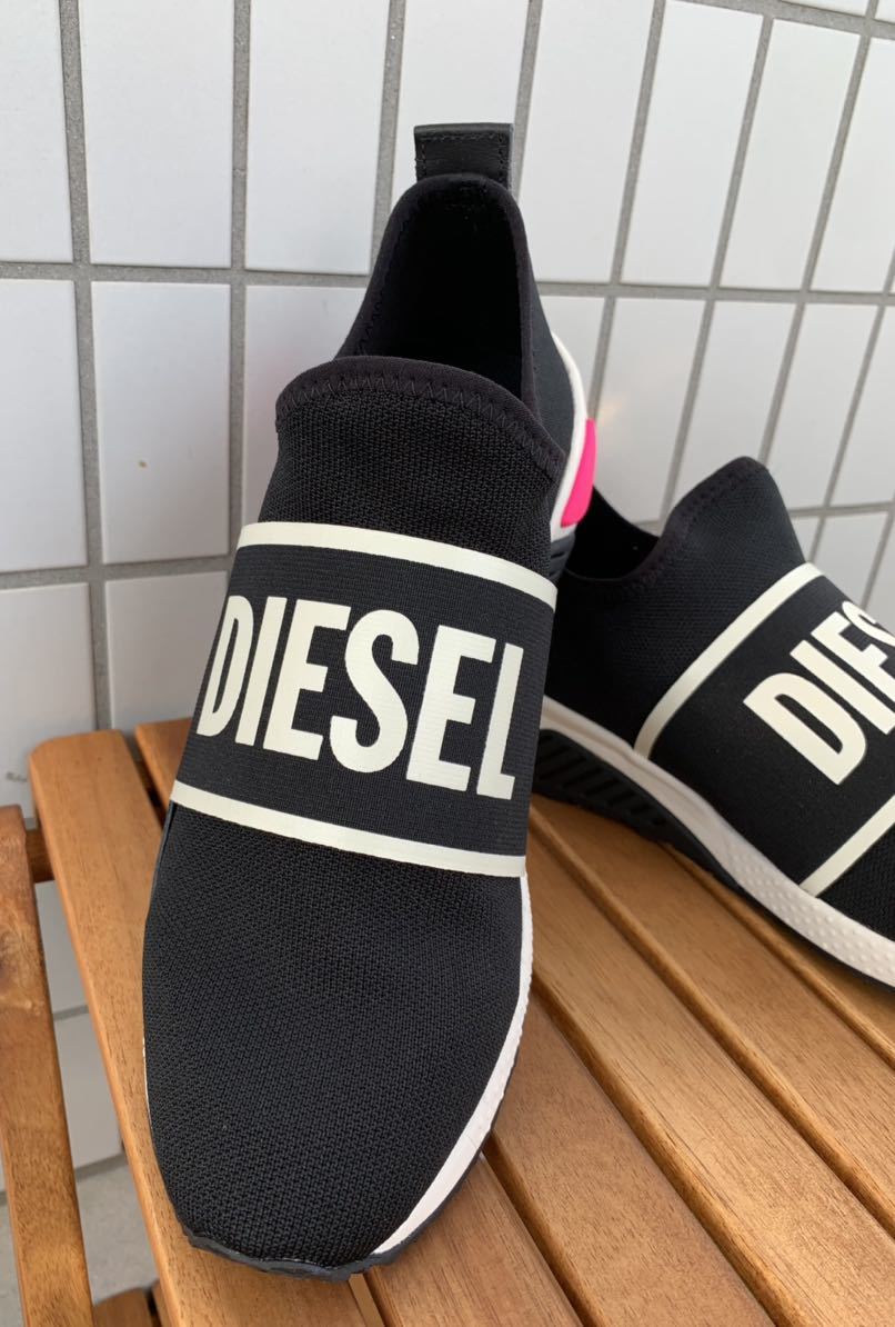 新品 1円～ ディーゼル スニーカー 26.5㎝ DIESEL ロゴ スリッポン 