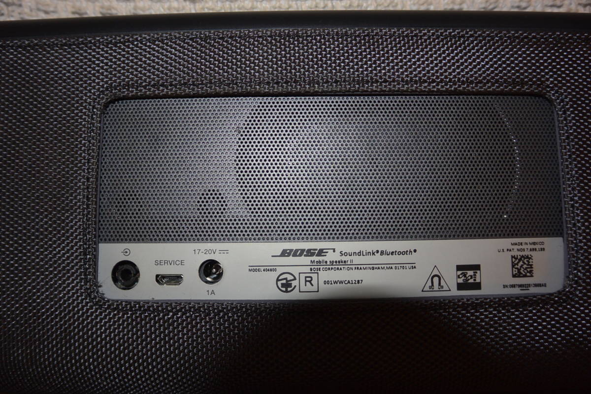 BOSE Bluetoothスピーカー 別売り替えカバー（赤）付き(ジャンク品