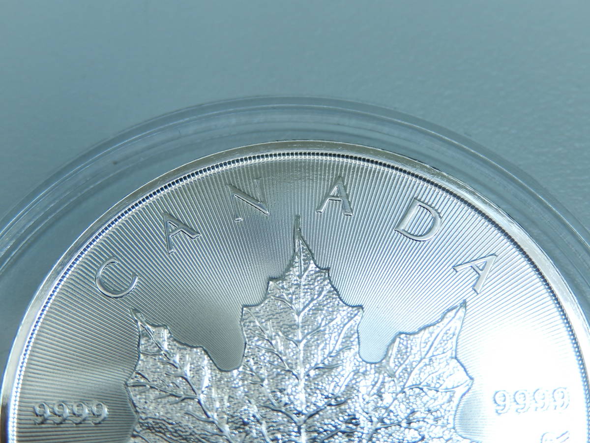 25332】2020年 カナダ メープルリーフ 銀貨 1 OZ 5ドル FINE SILVER 