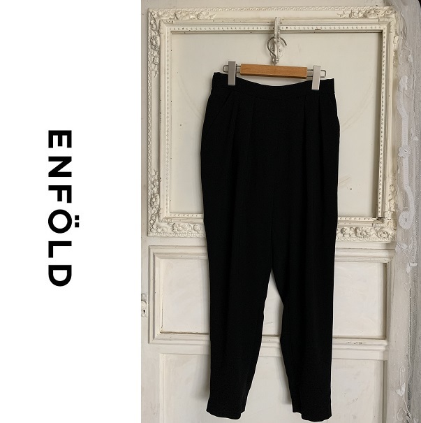 期間限定SALE ENFOLD エンフォルド ダブルクロスゴムジョッパーズ