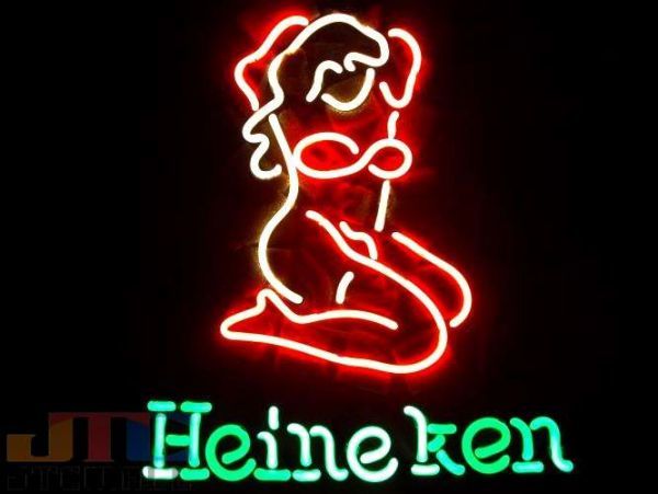 Heineken ハイネケン ビール BAR セクシー ネオン看板 ネオンサイン