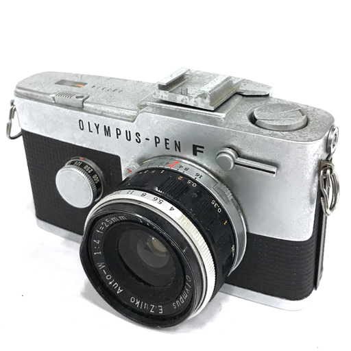 新作入荷，格安 1円 OLYMPUS PEN F フィルムカメラ ボディ Auto-W 25mm F4 レンズ オリンパス(オリンパス)｜売買されたオークション情報、yahooの商品情報をアーカイブ公開 - オークファン マニュアルフォーカス