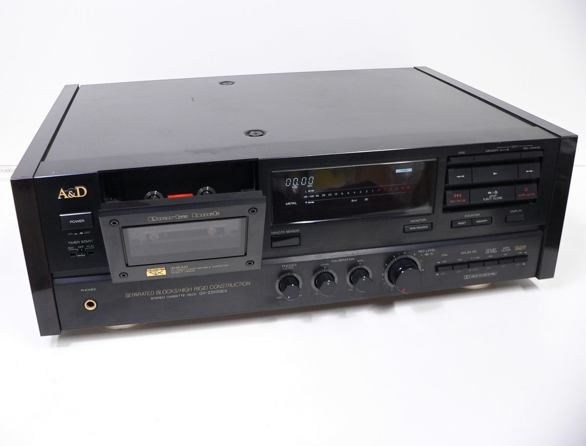 GX-Z9100 綺麗な外観ジャンク A＆D ステレオカセット デッキ A&D