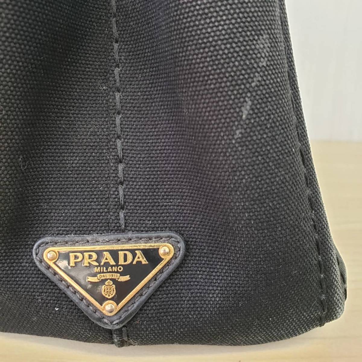 【M267】PRADA プラダ カナパ トート バッグ bag 黒 ブラック ブランド 中古 ハンドバッグ レディース カナパ PRADA プラダ M バッグPRADA L