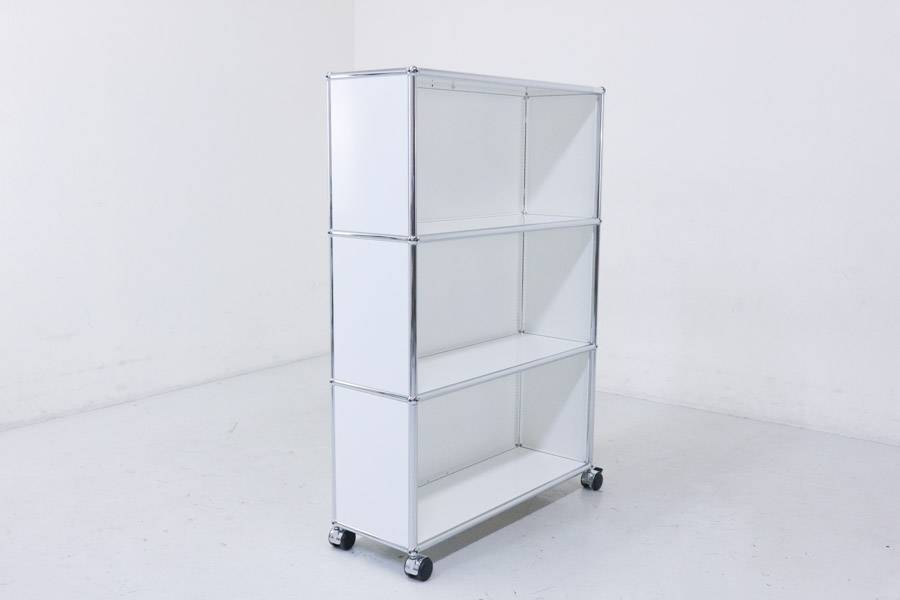 ☆展示美品 希少薄型タイプ☆USMハラー☆キャスター付きオープン 