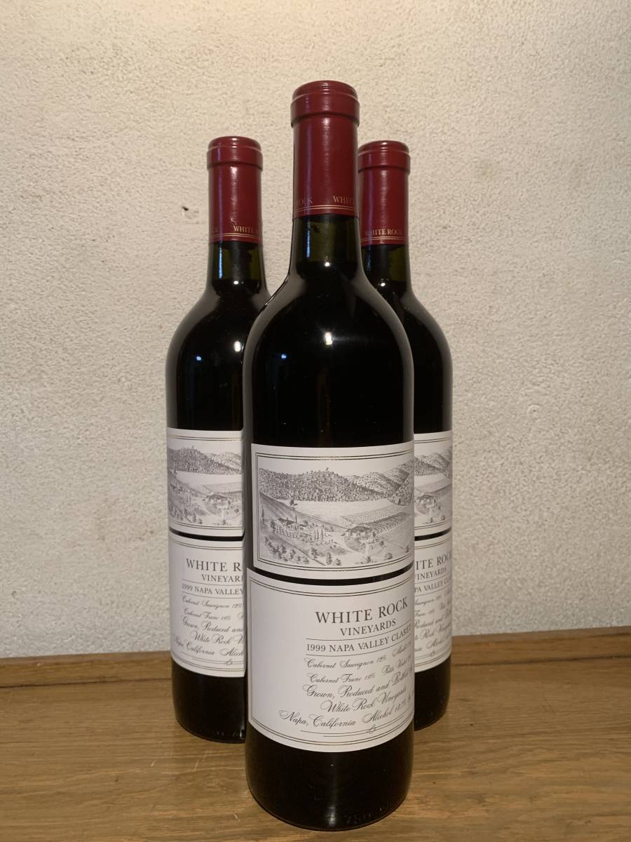  古酒/ /赤ワイン/カリフォルニア/WHITE ROCK/VINEYARDS/1999NAPA VALLEY CLARET3本(セット、まとめ売り)｜売買されたオークション情報、yahooの商品情報をアーカイブ公開 - オークファン セット、まとめ売り