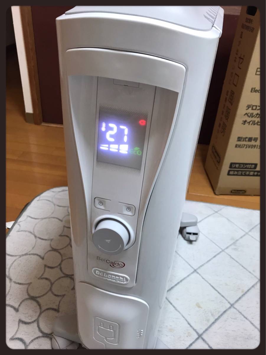 極美品】DeLonghi デロンギ オイルヒーター RHJ75V0915 オイルヒーター