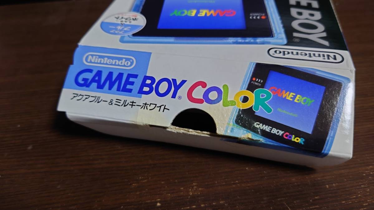 新品未使用】ゲームボーイカラー ローソン限定 アクアブルー＆ミルキー