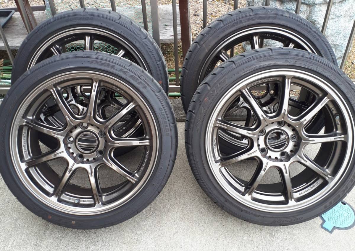 RAYS gram LIGHTS 57G レイズ グラムライツ17×7.5J +50 pcd114.3 5H 4 