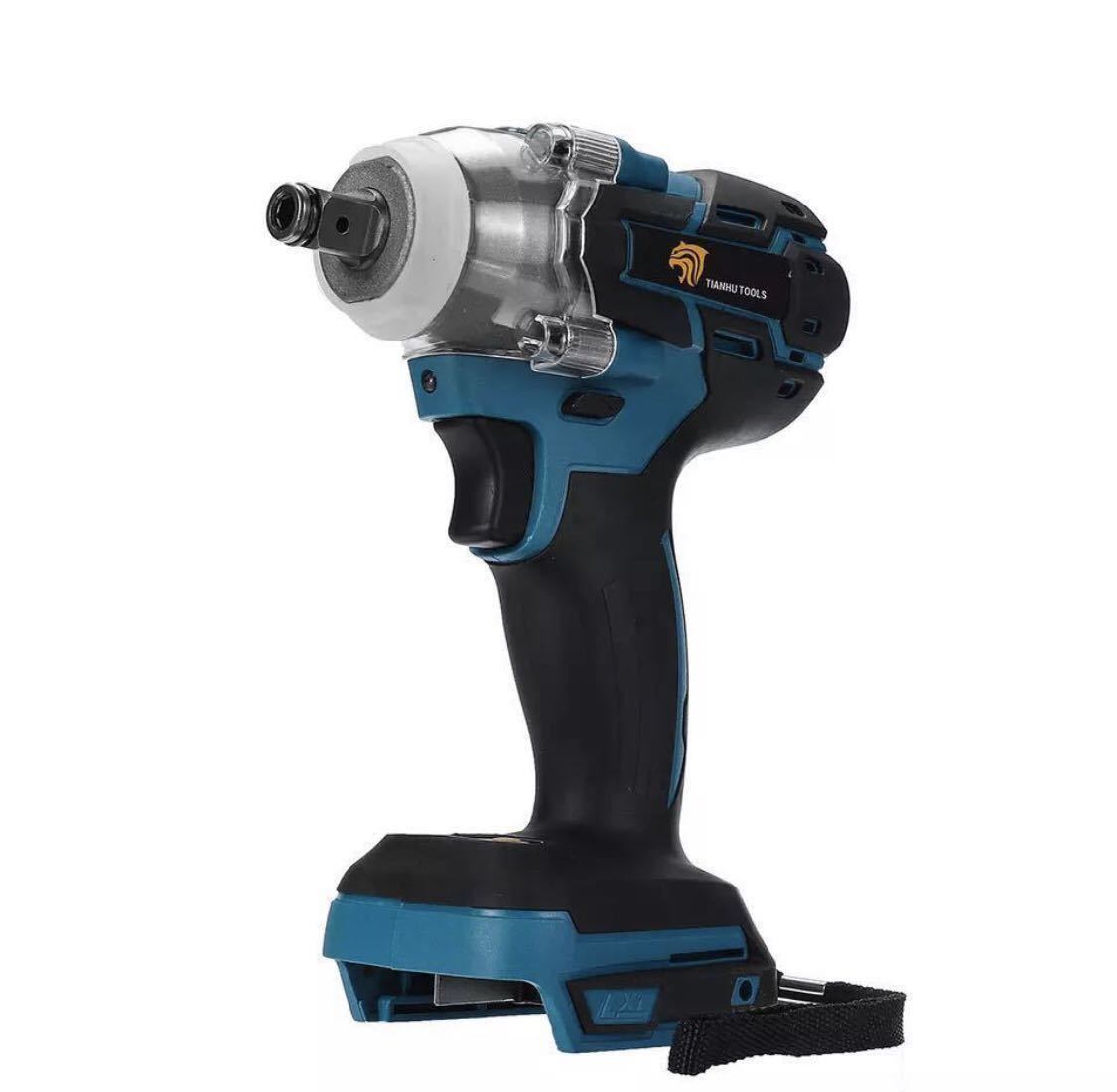 【新品未使用】18V インパクト マキタ対応 520N.m コードレス ブラシレス インパクトレンチ 無段階変速スイッチ適応 充電式 互換_3