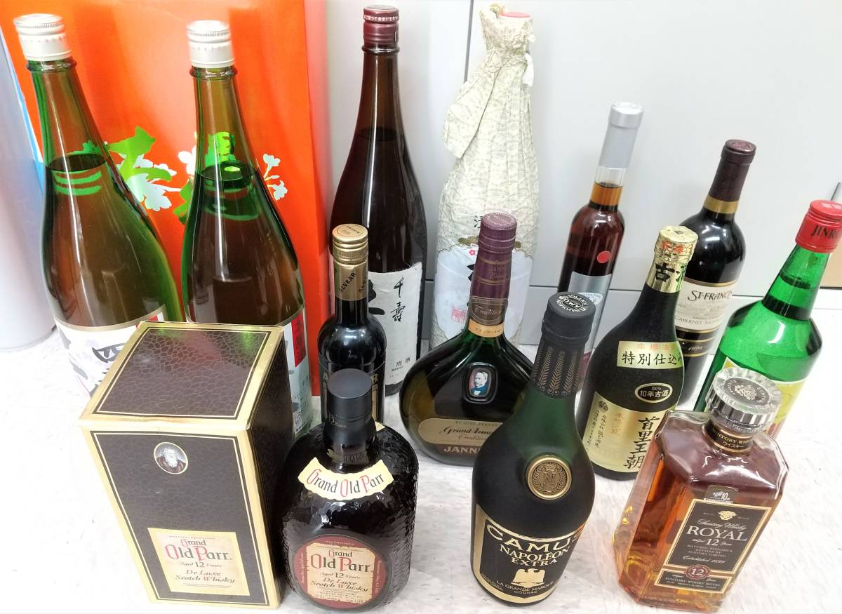 酒まとめ】カミュ ロイヤル ブランデー ウイスキー 清酒 ワイン お