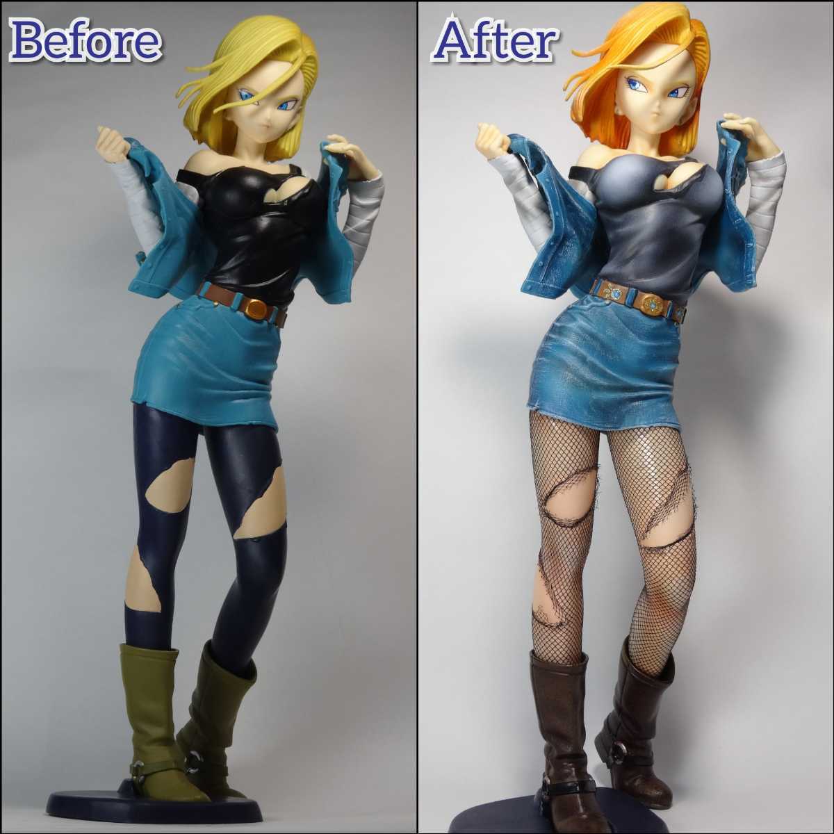 リペイント 改造 ドラゴンボールZ GLITTER & GLAMOURS Ⅰ ANDROID NO
