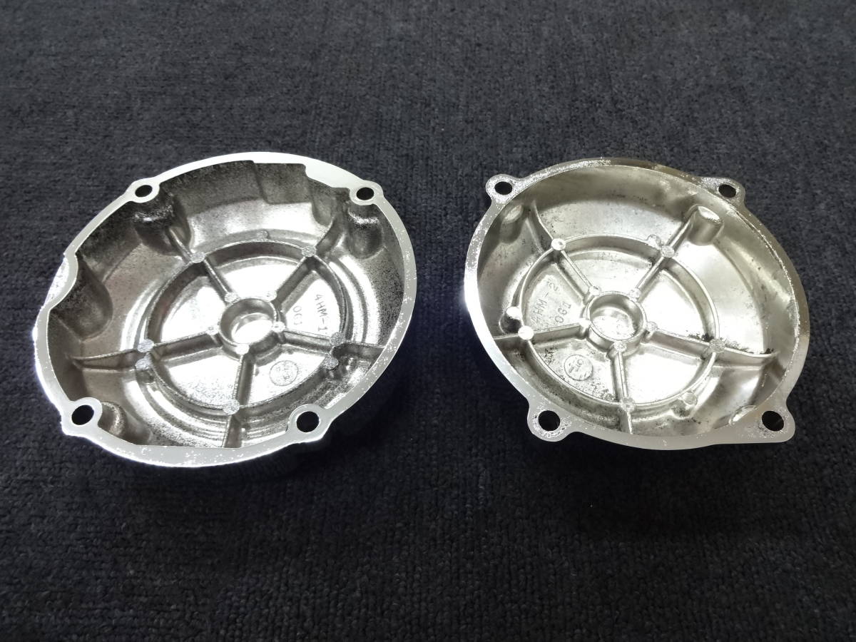 XJR400 メッキ後未使用品 大阪魔人 クラッチカバー XJR400R 