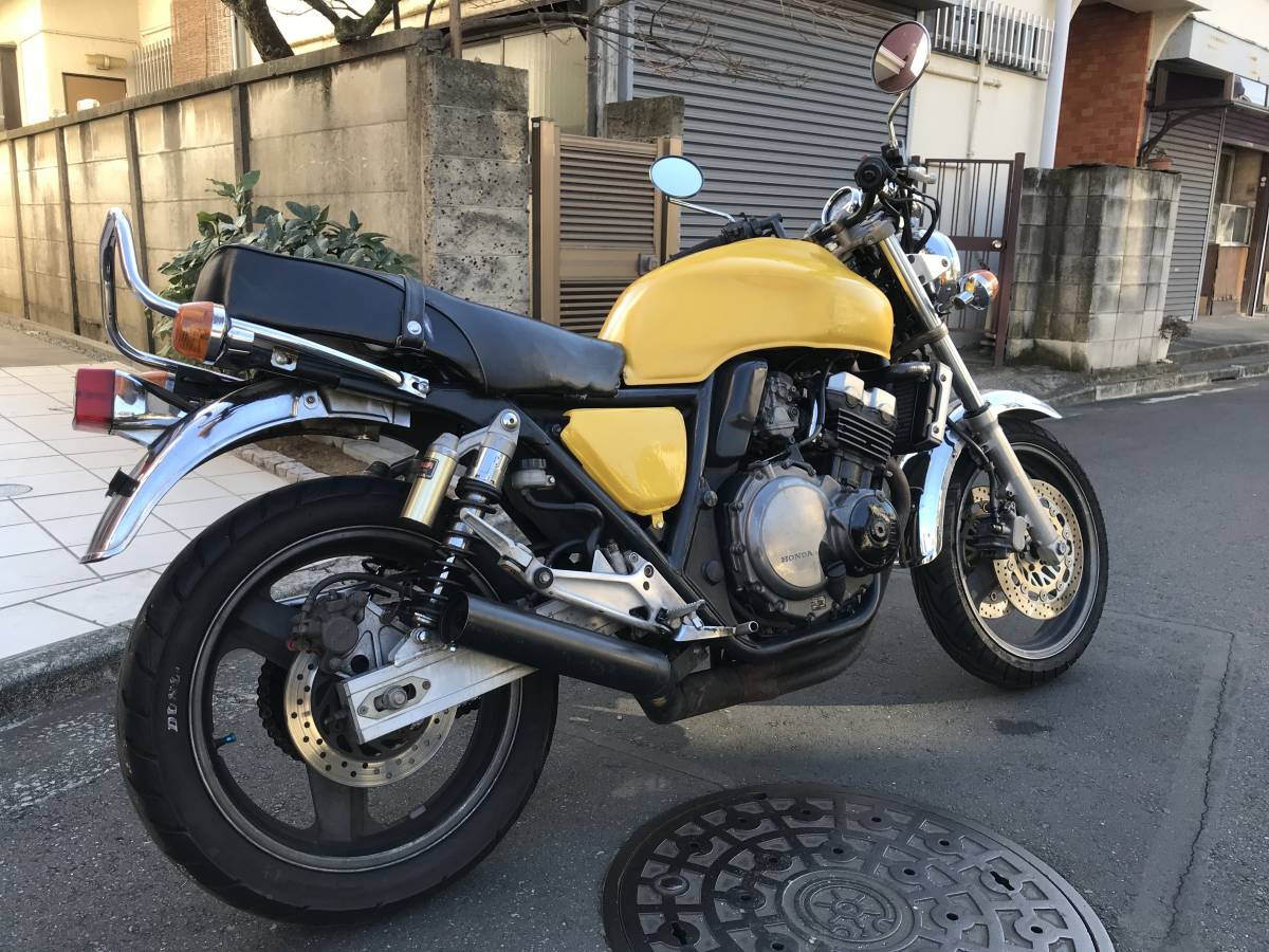 １円スタート ホンダ Cb400sf Nc31 スーパーフォア ヨンフォア仕様 カスタム車 車検付き 251cc 400cc 売買されたオークション情報 Yahooの商品情報をアーカイブ公開 オークファン Aucfan Com