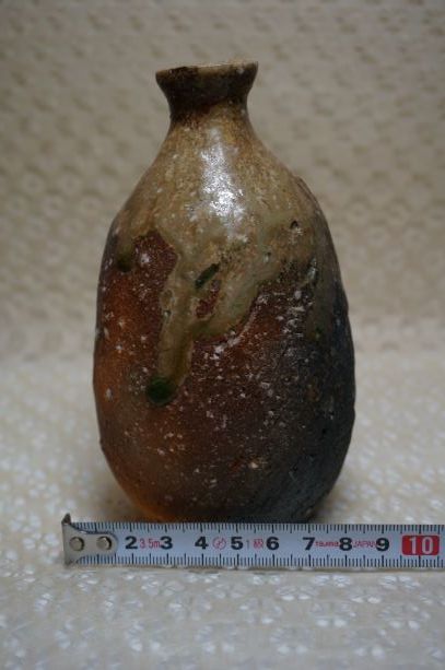備前焼 金重 まこと 作 徳利 消費税込み - 備前徳利（金重まこと