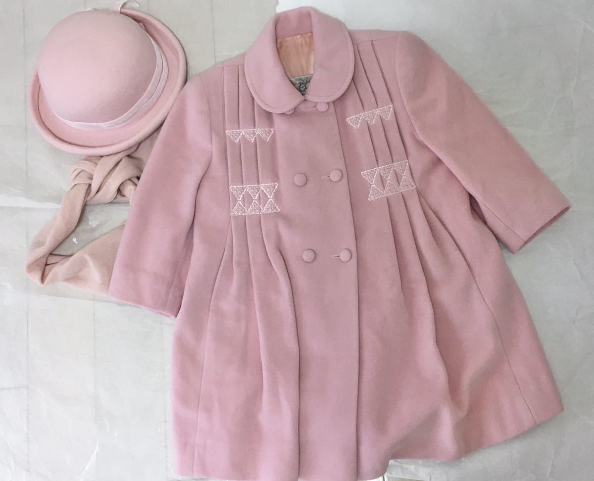イタリア製 輸入 高級コート 帽子付き CREA クレア 子供服 女の子  